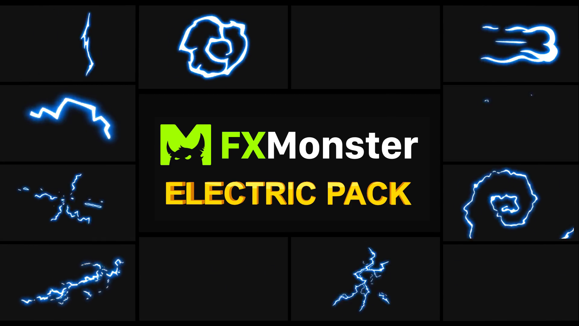 Electric Elements Motion Graphics Pack Stock Motion Graphics SBV ...