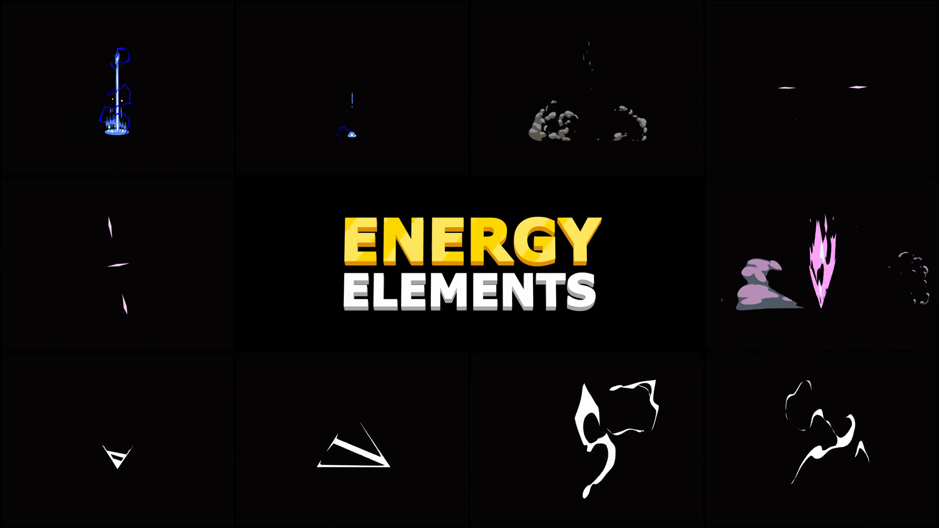 Energy Elements Motion Graphics Pack - Stock Motion Graphics SBV ...