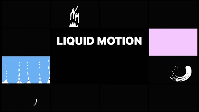 Royalty-Free Liquid Motion Elements Templates - Storyblocks