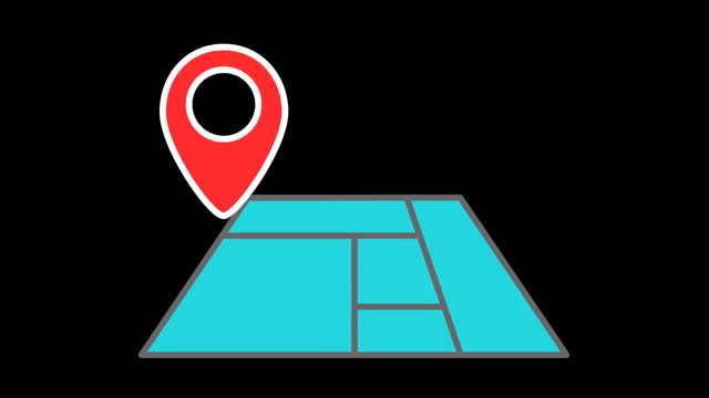Map Location Icon Stock Footage: Royalty-Free Video Clips - Storyblocks