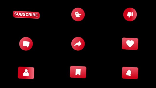 Royalty-Free Youtube Buttons Templates - Storyblocks