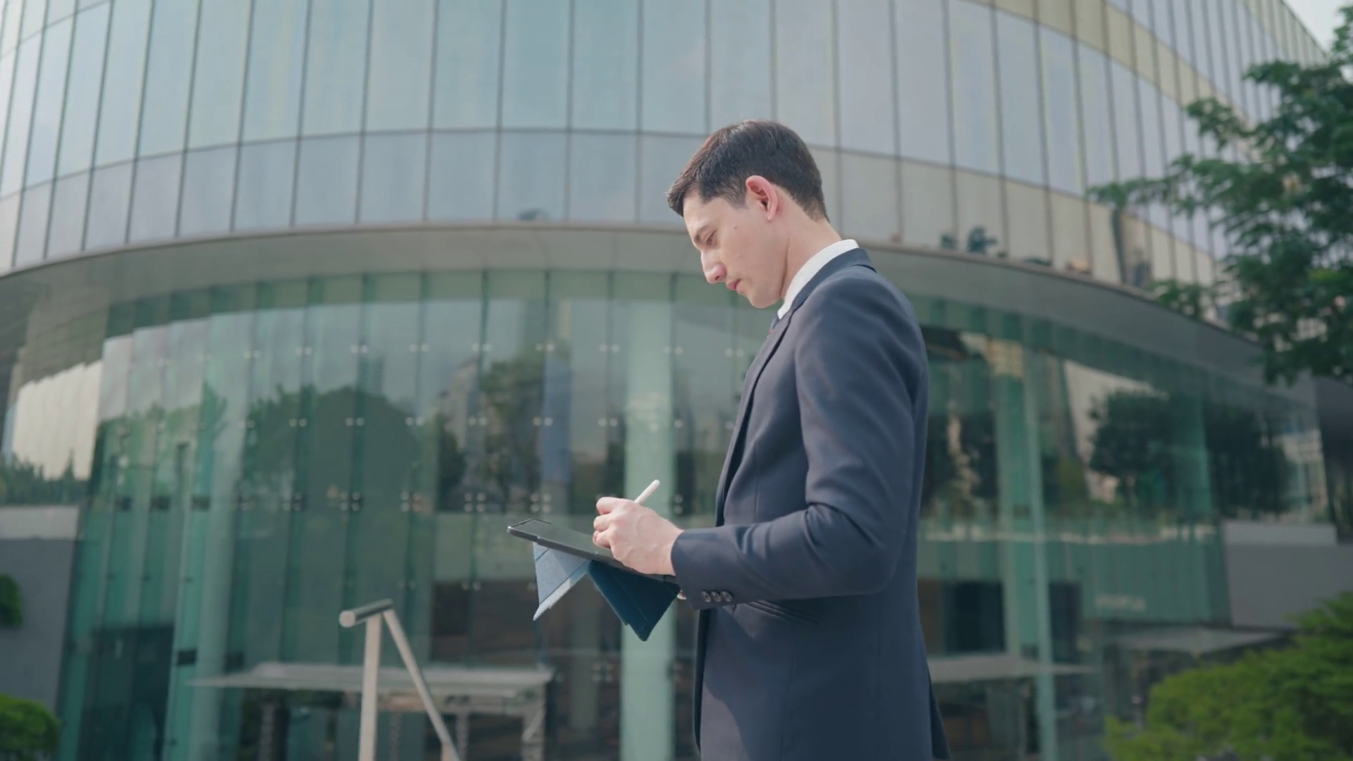 Smart Businessman In Formal Suits Working Stock Footage SBV-348963071 ...