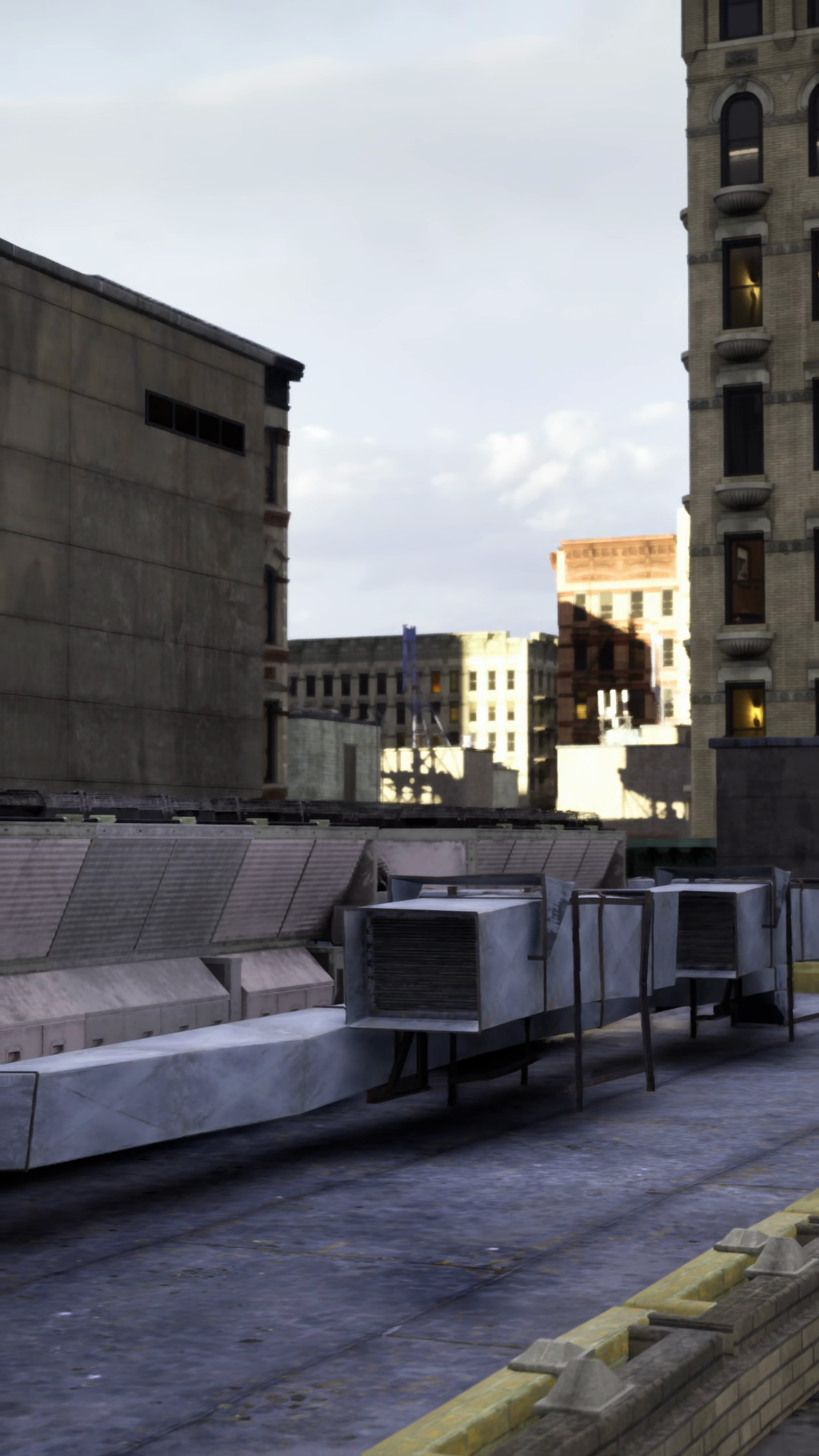 Rooftop View Of Urban Landscape Featuring Stock Footage SBV-353565815 ...
