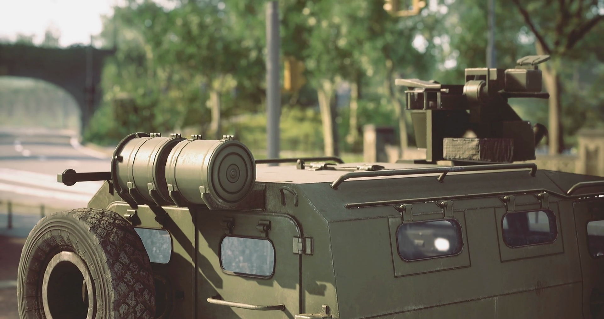Military Vehicle With Advanced Surveillance Stock Motion Graphics SBV ...