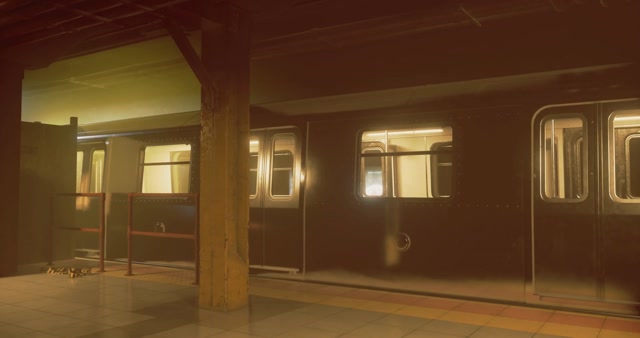 Train Platform | Effects and Overlays motion backgrounds - Storyblocks