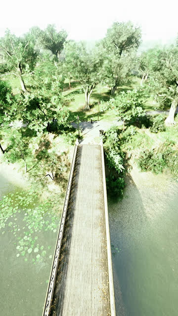 Riverside Walkway Stock Footage: Royalty-Free Video Clips - Storyblocks