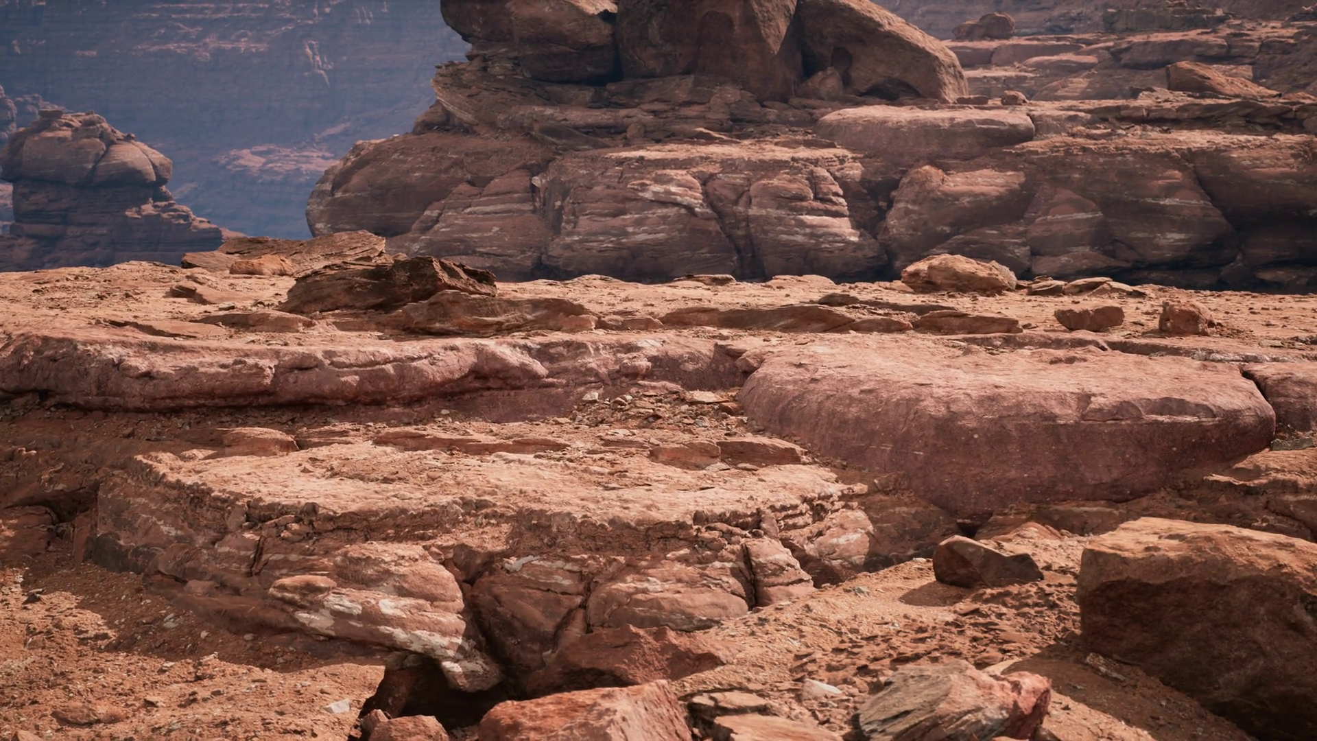 Golden Rocks In Grand Canyon Stock Motion Graphics SBV-348434635 ...
