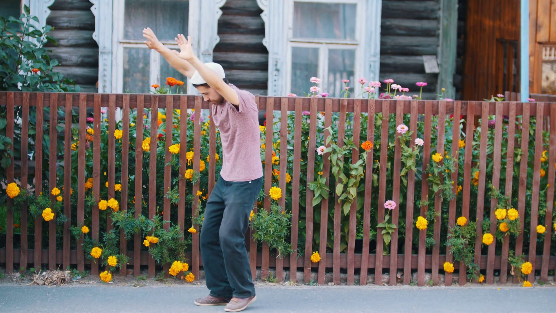 A Russian Man Dancing Russian Folk Dance Stock Footage SBV-337740156 ...