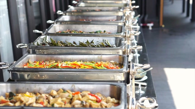 Buffet Line Stock Footage: Royalty-Free Video Clips - Storyblocks
