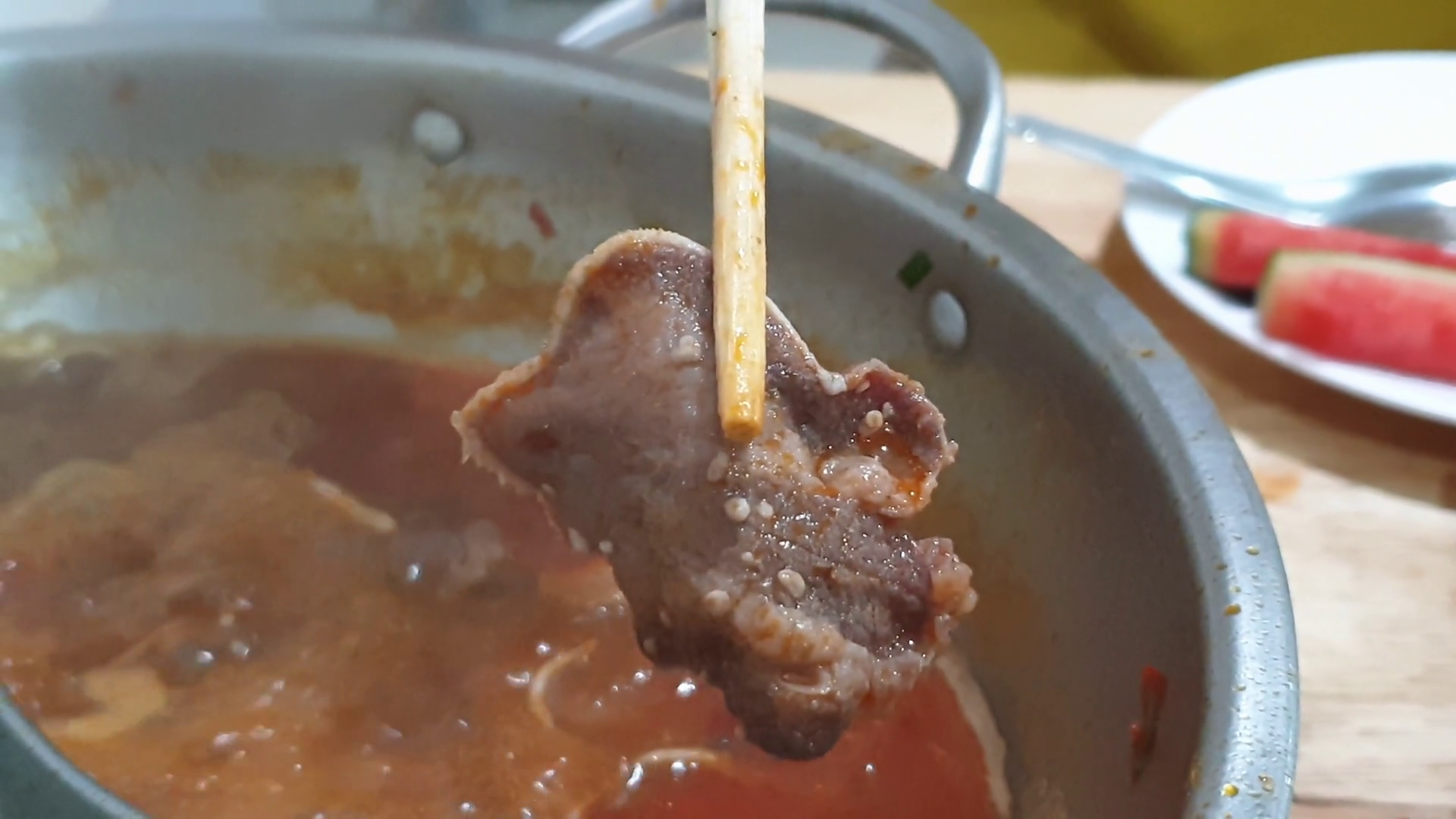 Unhygienic Parasite Egg In Beef Meat Stock Footage SBV-349228037 ...