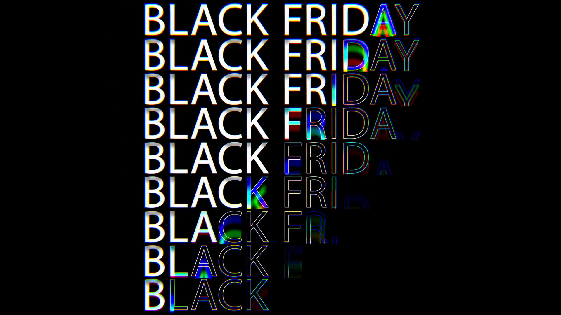 3d Render Animation Text On Black Friday Stock Motion Graphics SBV ...