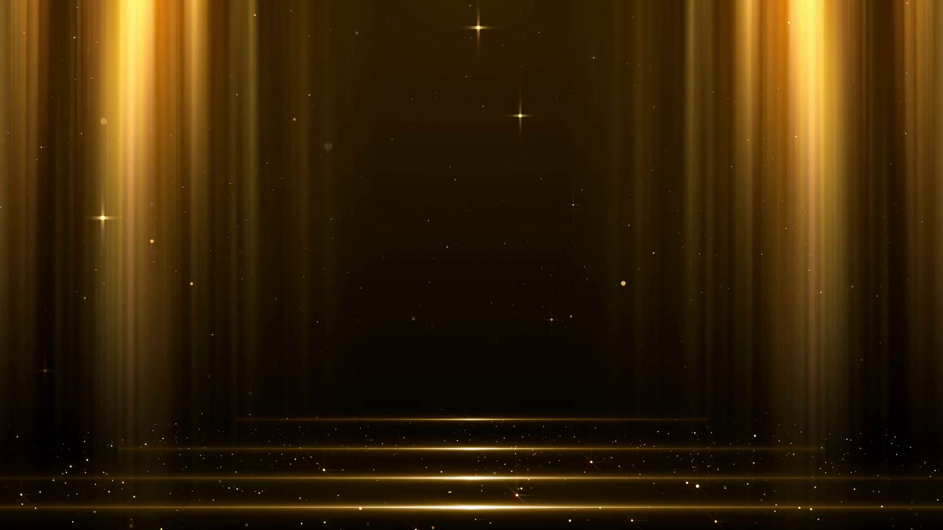Gold Curtain Glowing Steps Particles Awards Stock Motion Graphics SBV ...