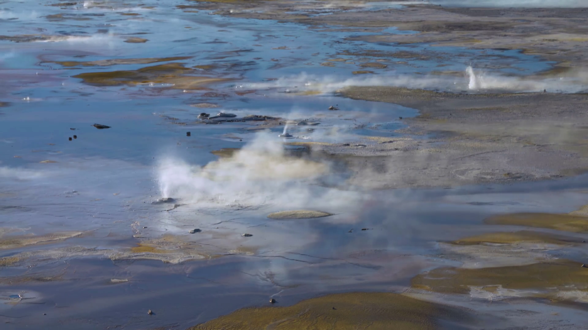 Norris Geyser Basin Is Hottest Oldest Stock Footage SBV-352088884 ...