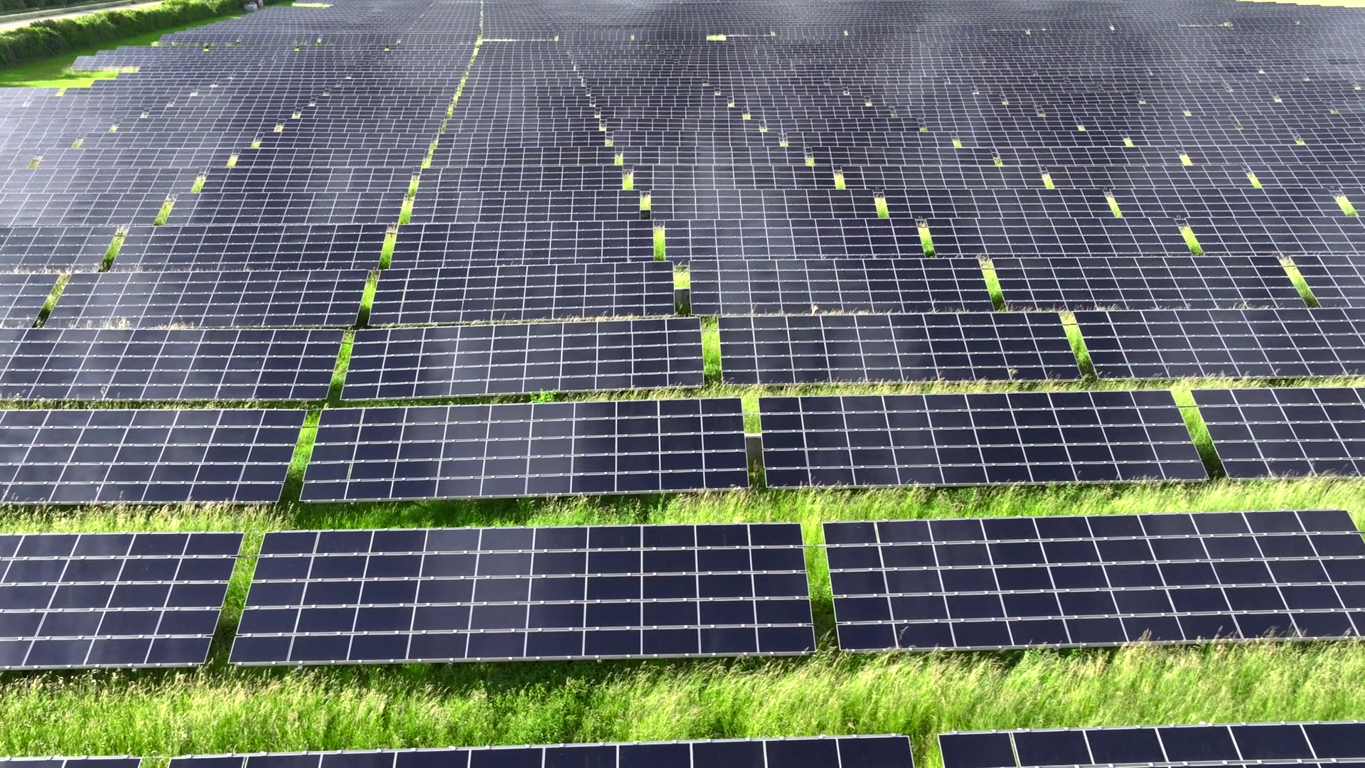 Aerial Close Up View Of Solar Panels In Stock Footage SBV-349166713 ...