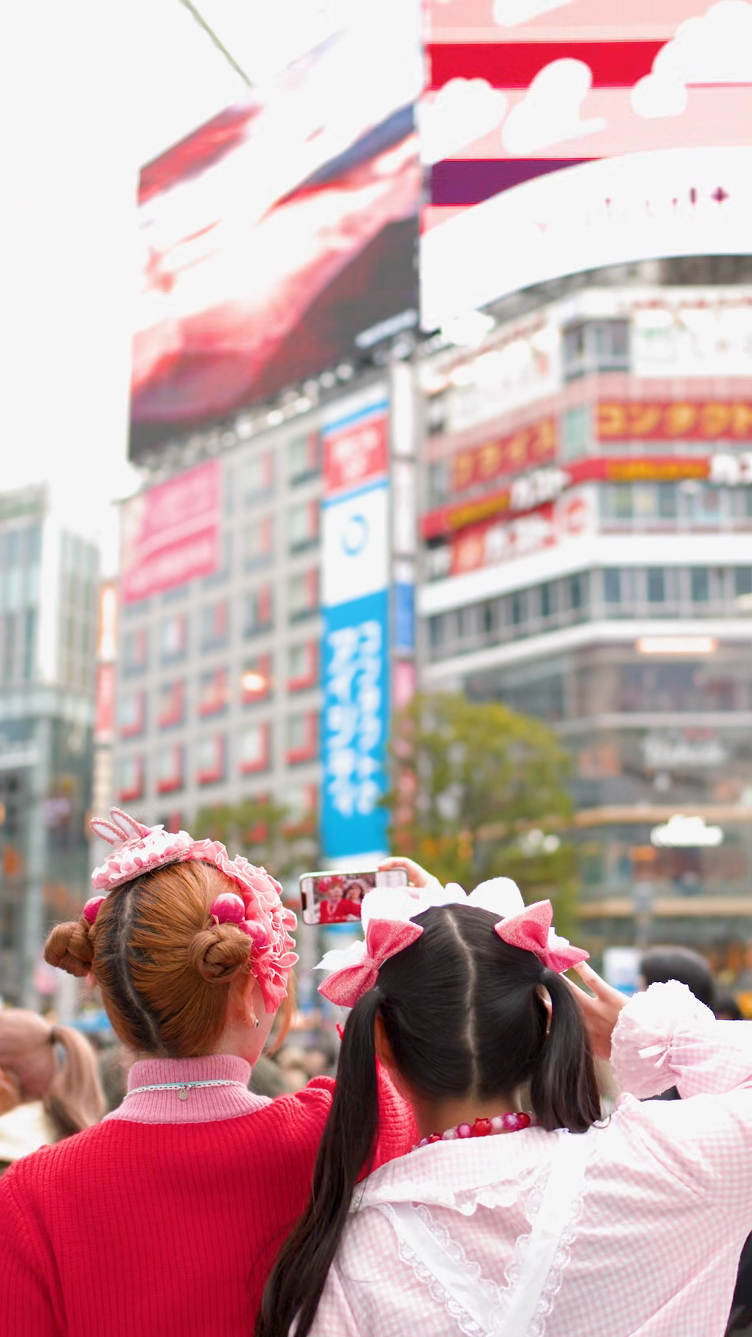 Two Japanese Teenagers In Decora Fashion Stock Footage SBV-354486569 ...
