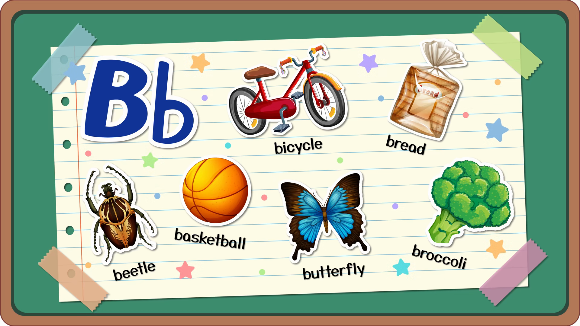 Educational Alphabet Animation Letter B With Stock Footage SBV ...