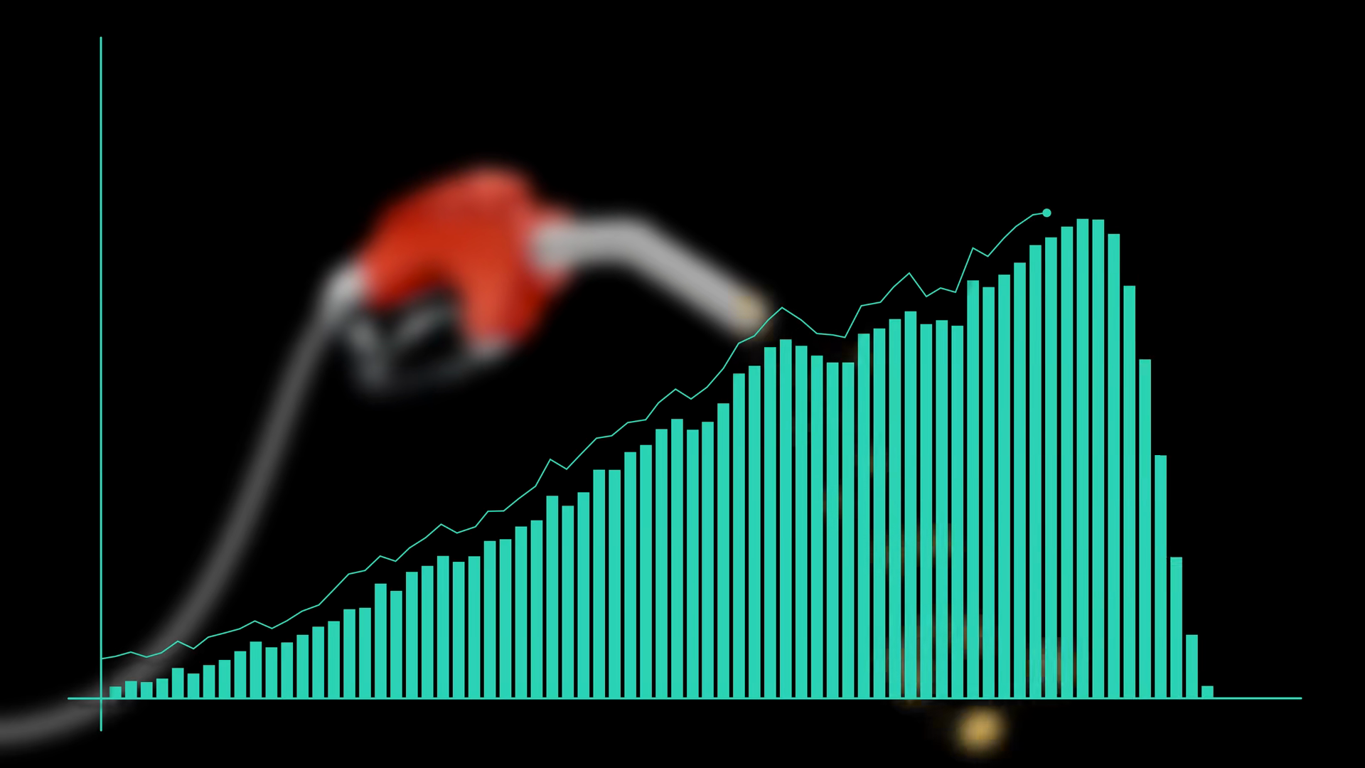 Rising Fuel Costs Animation With Gas Pump Stock Footage SBV-354486781 ...