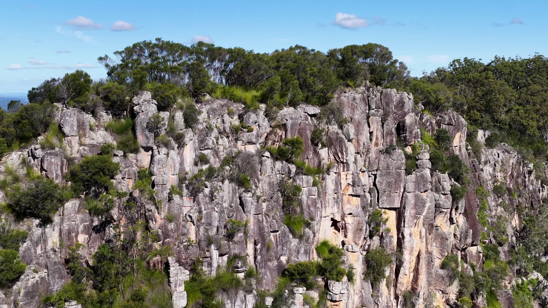 Aerial View Of Nimbin Rocks In Australia Stock Footage SBV-352526955 ...
