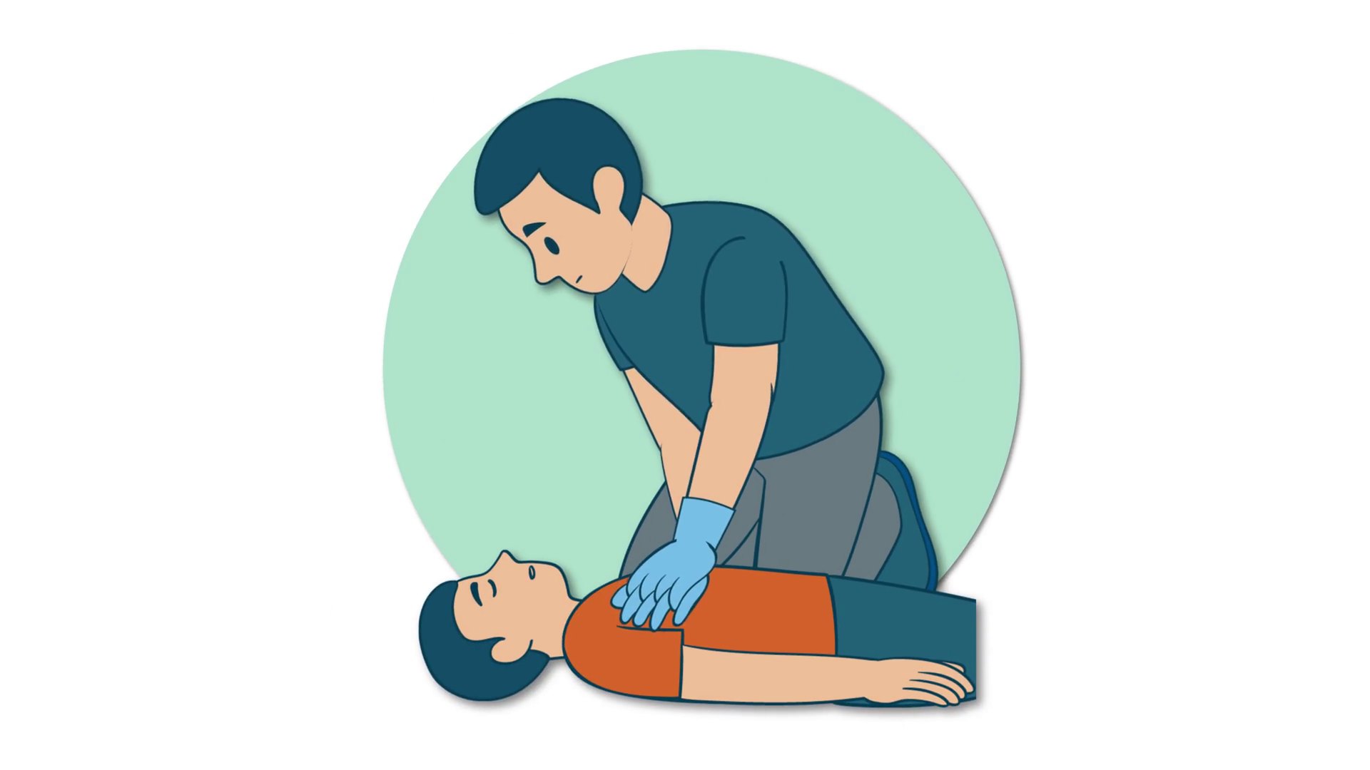 Medical Animation Of Chest Compressions Stock Footage SBV-353195816 ...