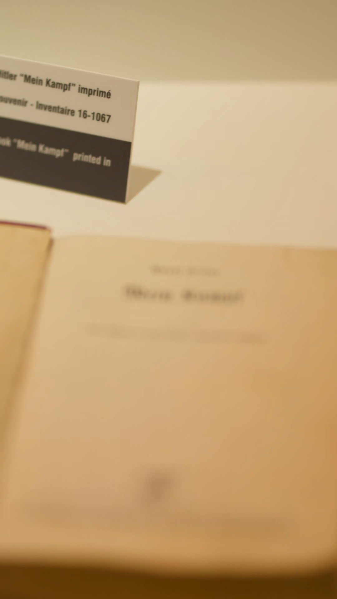 Historic Book Display At War Museum In Stock Footage SBV-353578218 ...