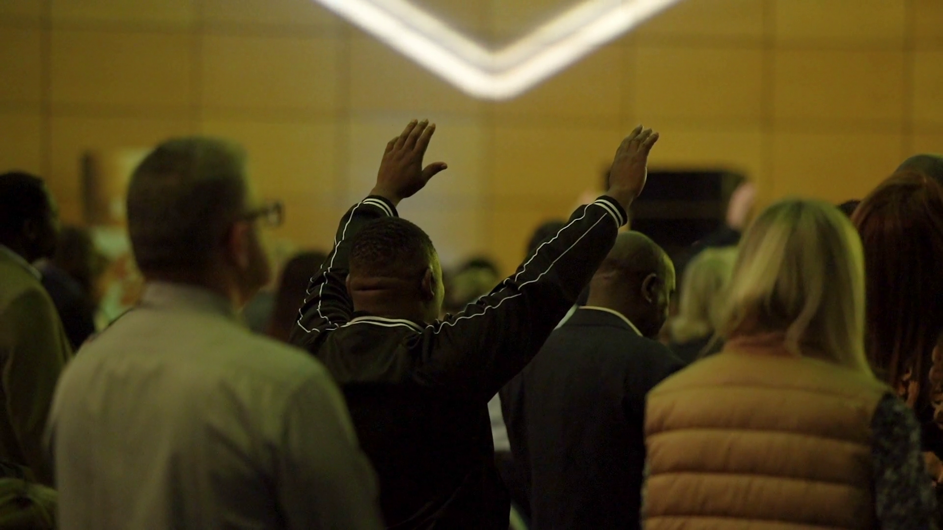 Black Man Worshiping In Christian Church Stock Footage SBV-348847934 ...