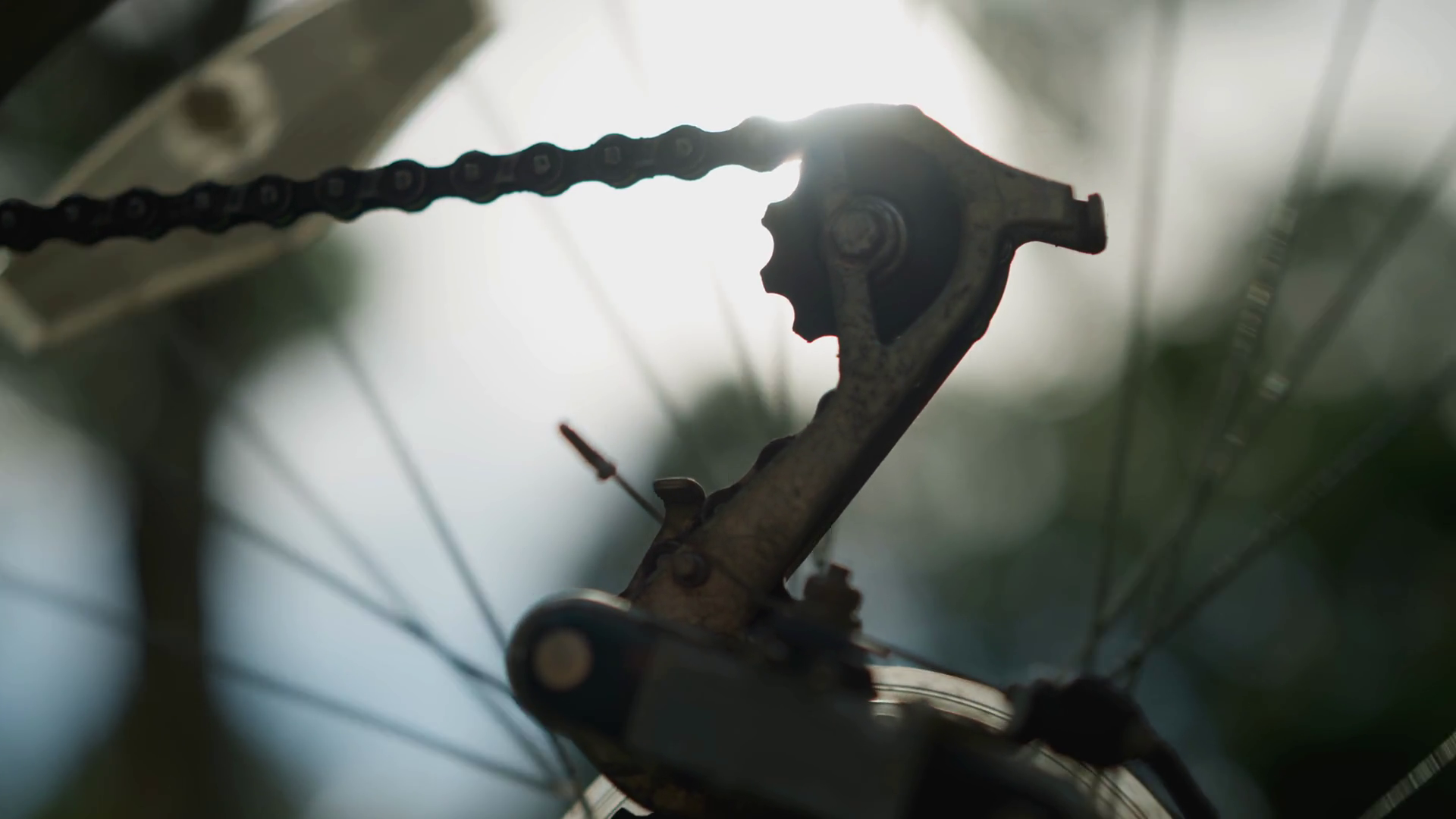 Close-up Of Bicycle Rear Wheel Gear System Stock Footage SBV-349314090 ...