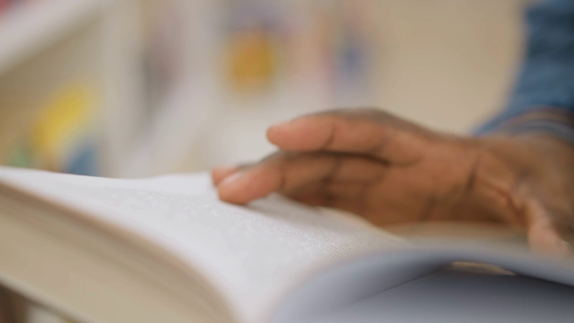 Close-up Of Hand Flipping Through Book Stock Footage SBV-352421846 ...