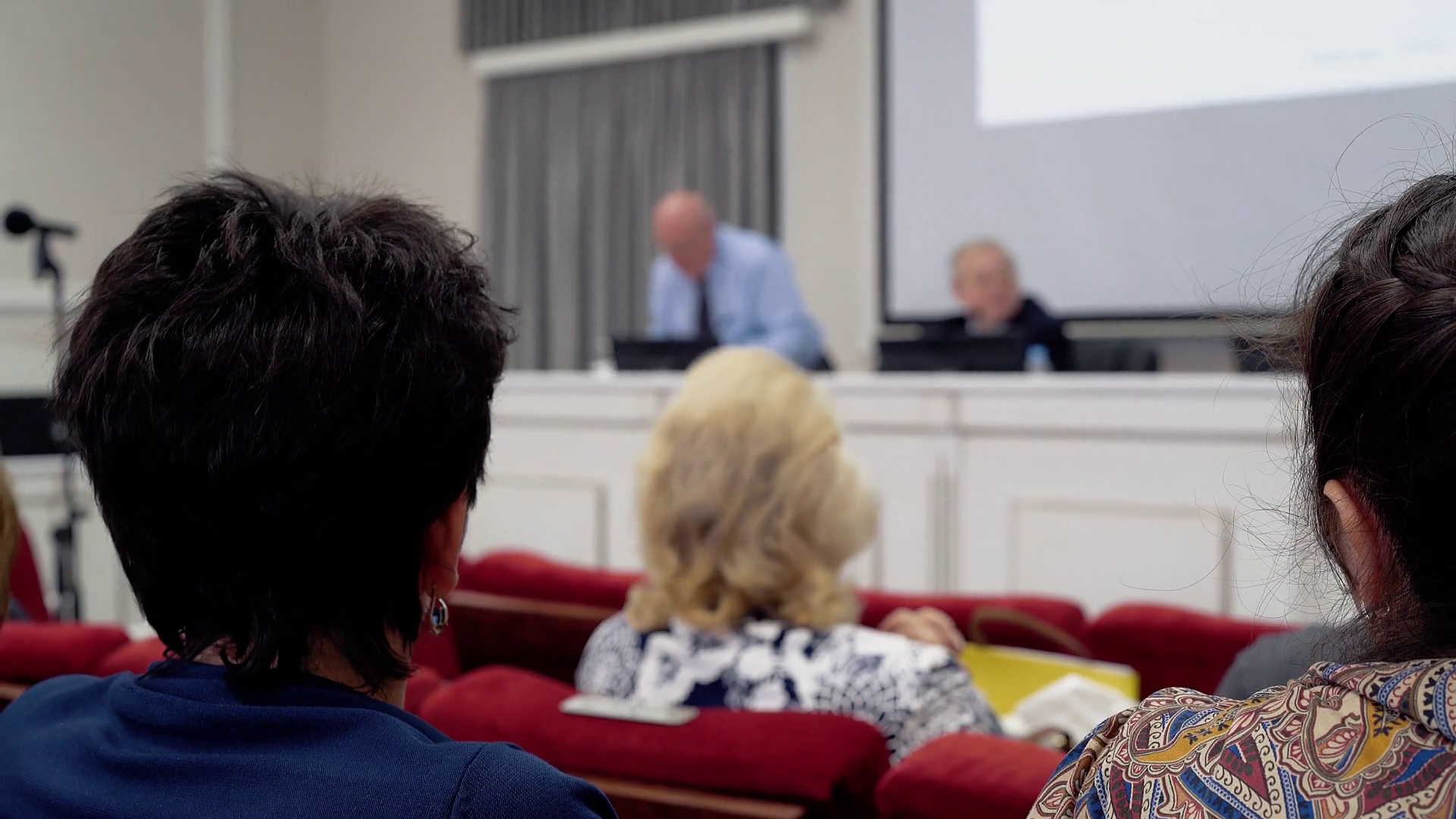 Defense Of Doctoral Dissertation Board Stock Footage SBV-348632736 ...