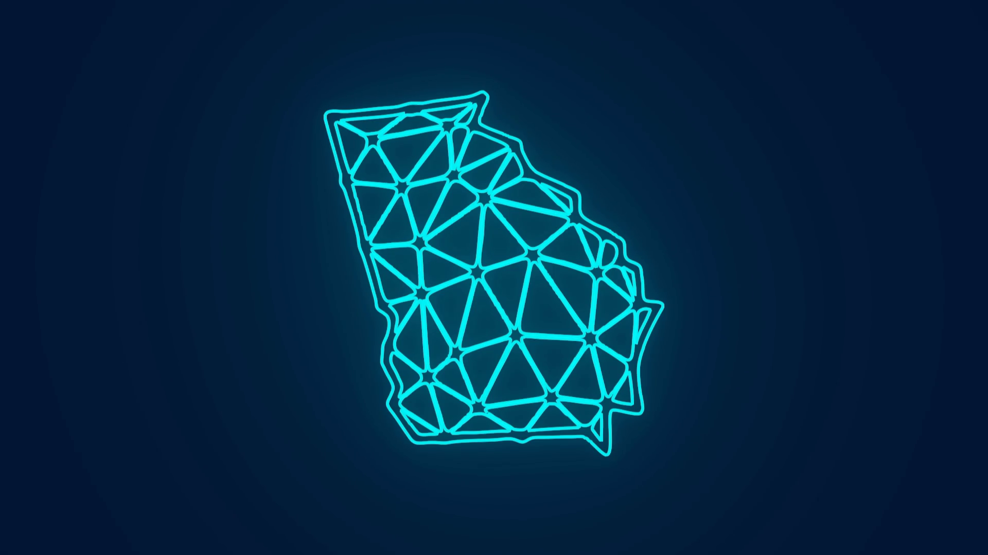 Georgia State Map In United States Of Stock Motion Graphics SBV ...