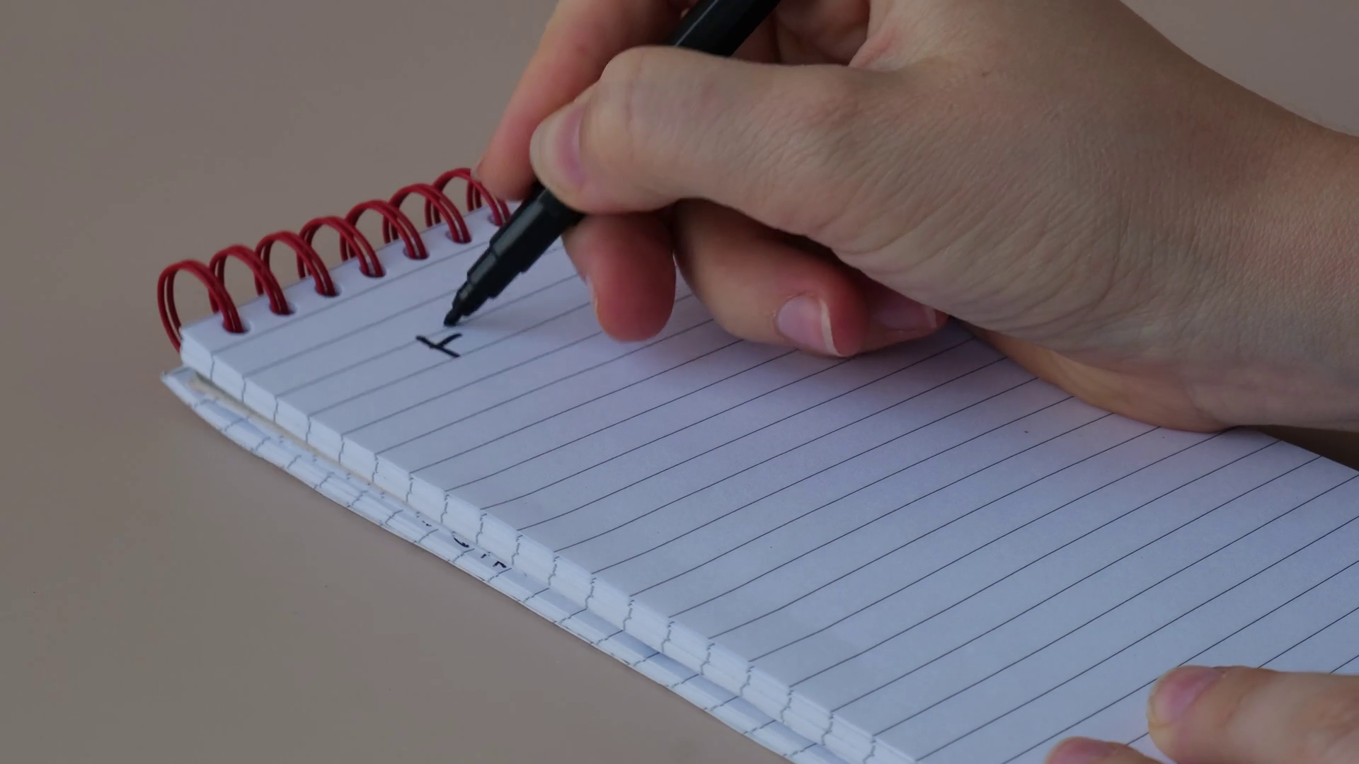 Female Hand Writing Counting Expenses Bills Stock Footage SBV-349217267 ...