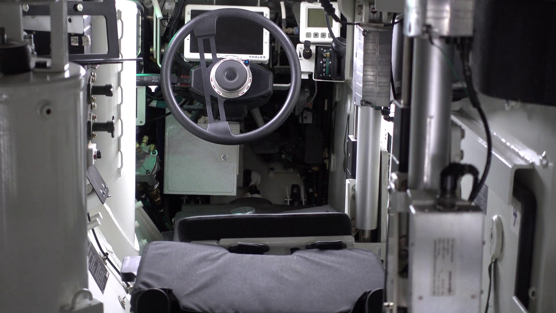 The Interior Of Military Tank Is Captured In Stock Footage SBV ...