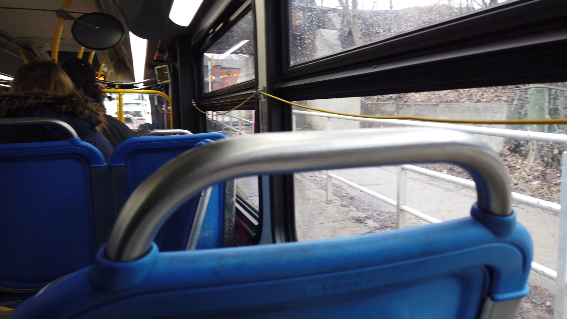 People Are Taking Public Transit On City Bus Stock Footage SBV ...