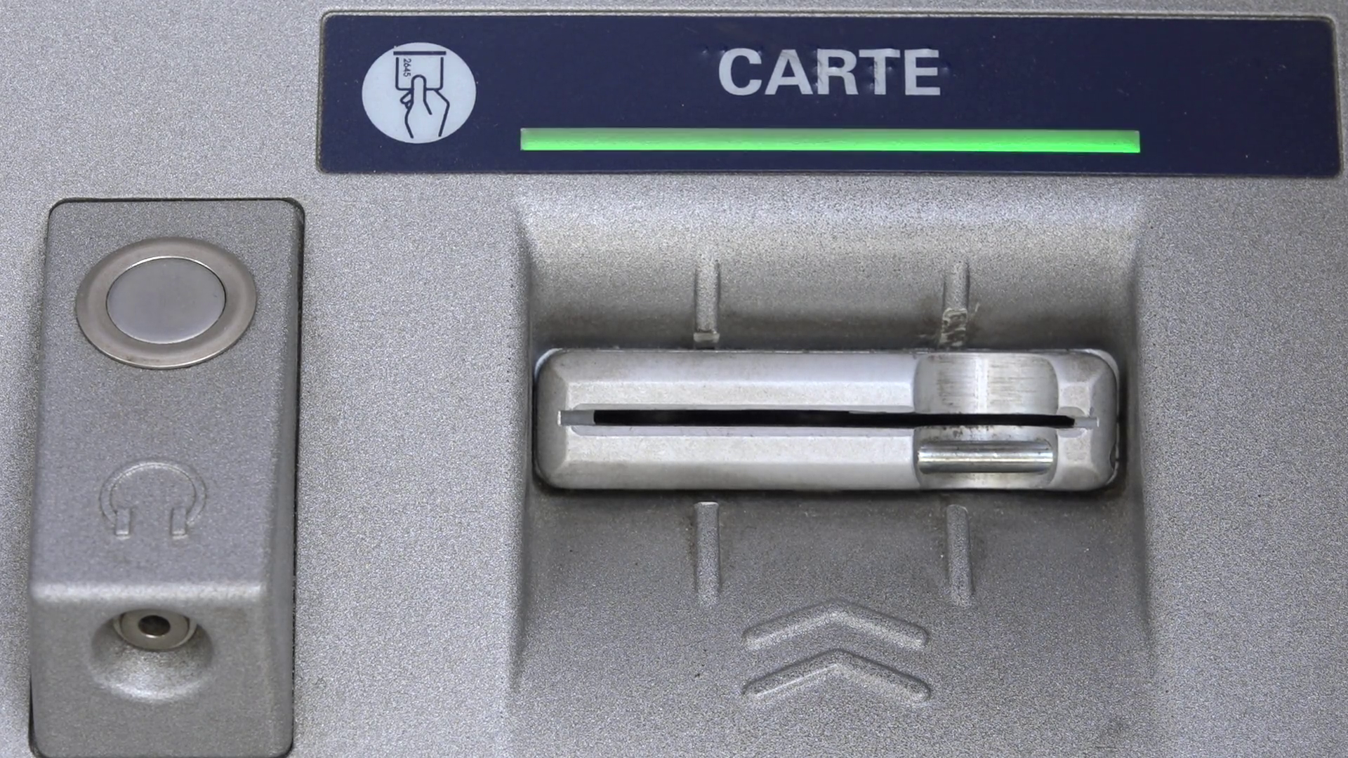 Atm Card Sign In Bank Machine Working In Stock Footage SBV-352138348 ...