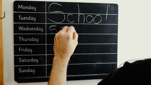 School Timetable Stock Footage: Royalty-Free Video Clips - Storyblocks