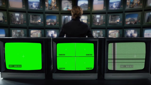 Greenscreen Tv Control Room Stock Footage: Royalty-Free Video Clips ...