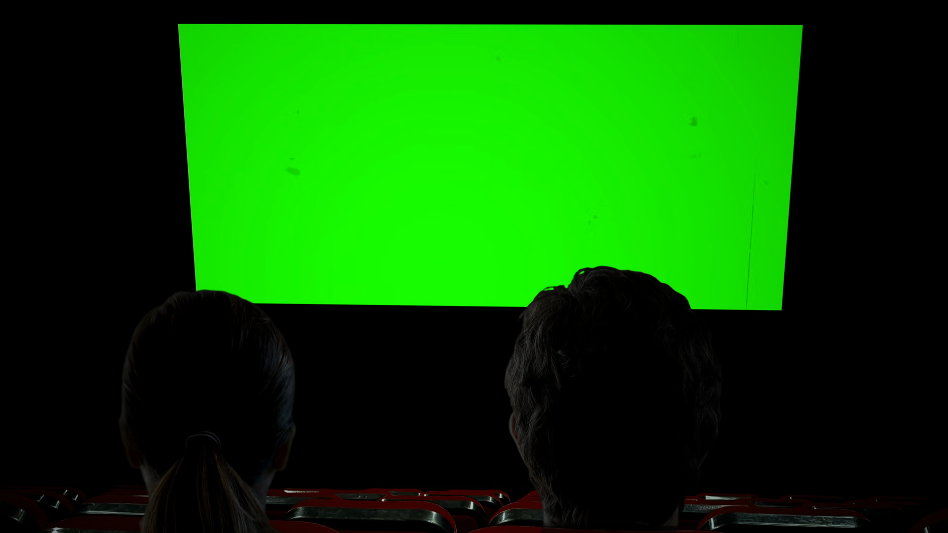 Couple Cinema Green Screen Projection Stock Footage SBV-354315478 ...