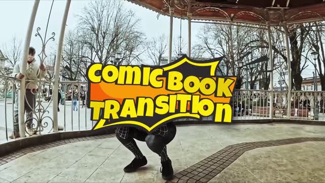 Royalty-Free Comic Book Transition Templates - Storyblocks