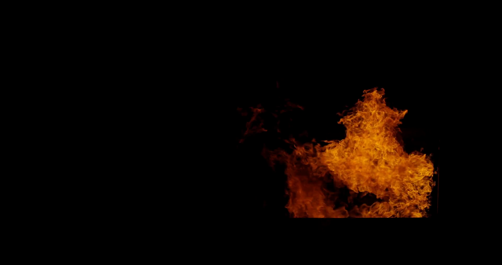 Fire Window Three Quarter 60 Fps Small Fire Stock Footage SBV-348389837 ...