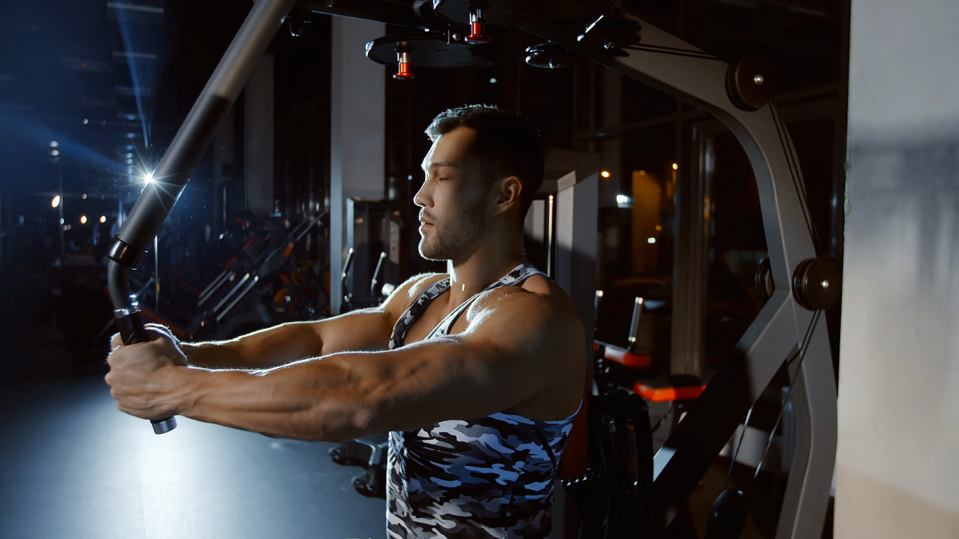 Male Muscular Bodybuilder Training Hands Stock Footage SBV-354013374 ...