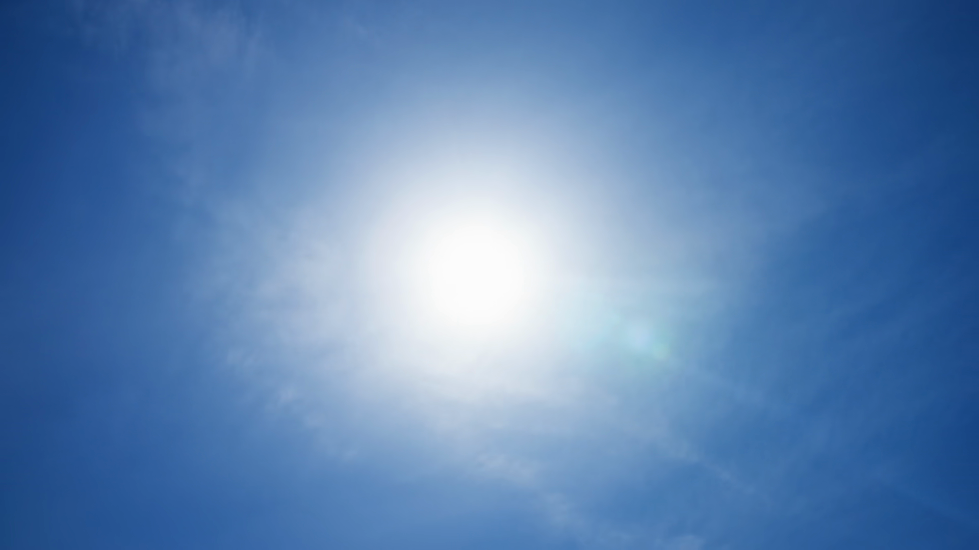 Time-lapse Of Noon Sun Shining In Blue Stock Footage SBV-354063167 ...