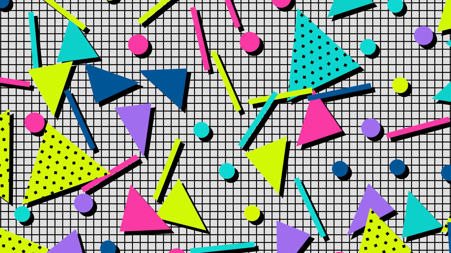 Motion Retro Geometric Shape Abstract Stock Motion Graphics SBV ...