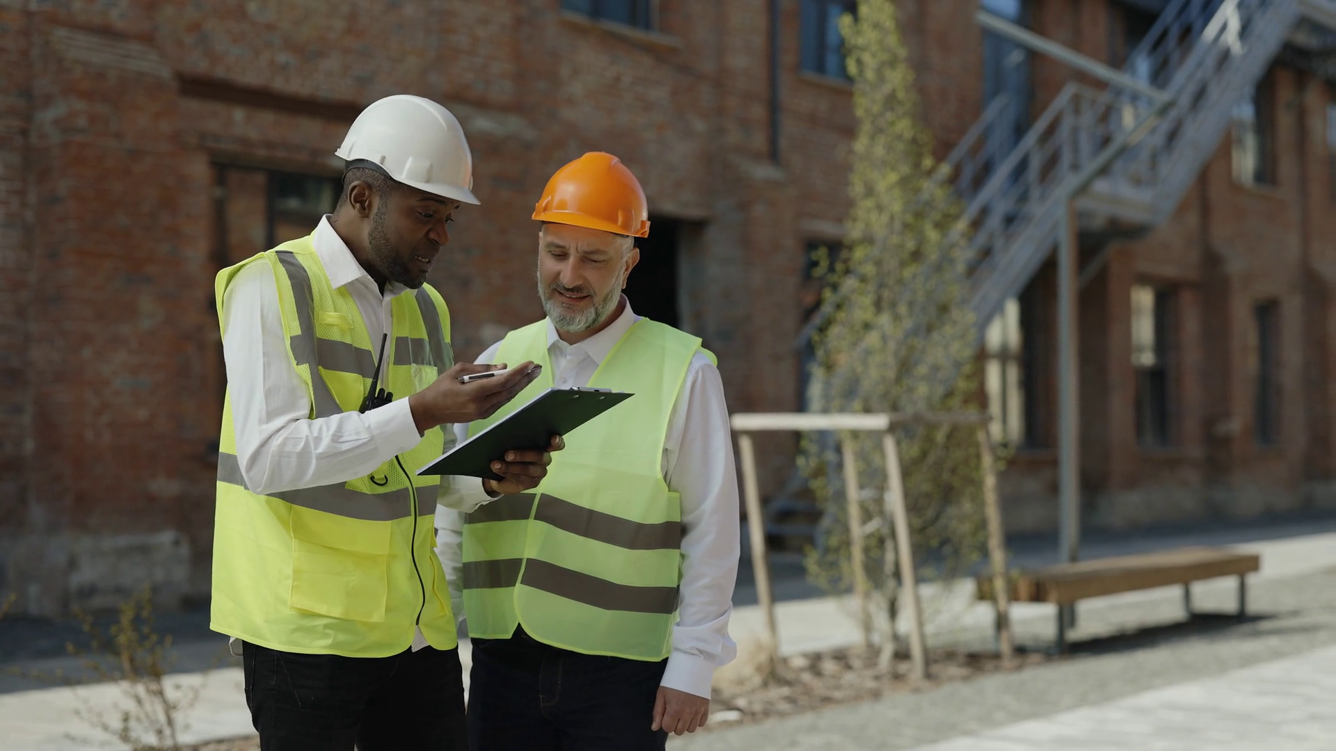 African American Constructor Outlining Stock Footage SBV-349041922 ...