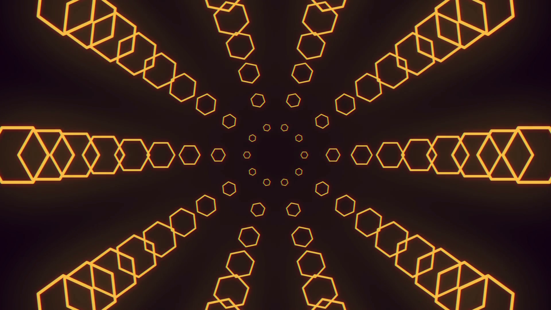 Vibrant Orange Yellow Lines In Circular Stock Motion Graphics SBV ...