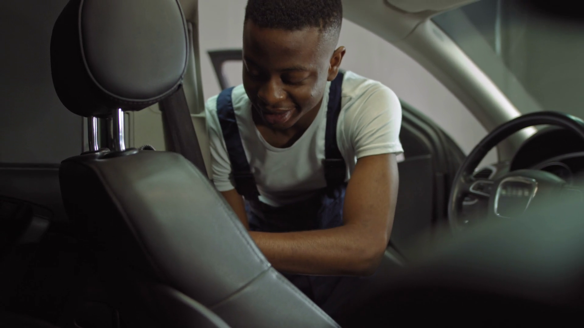 Portrait Of Young Afro American Young Man Stock Footage SBV-348520217 ...