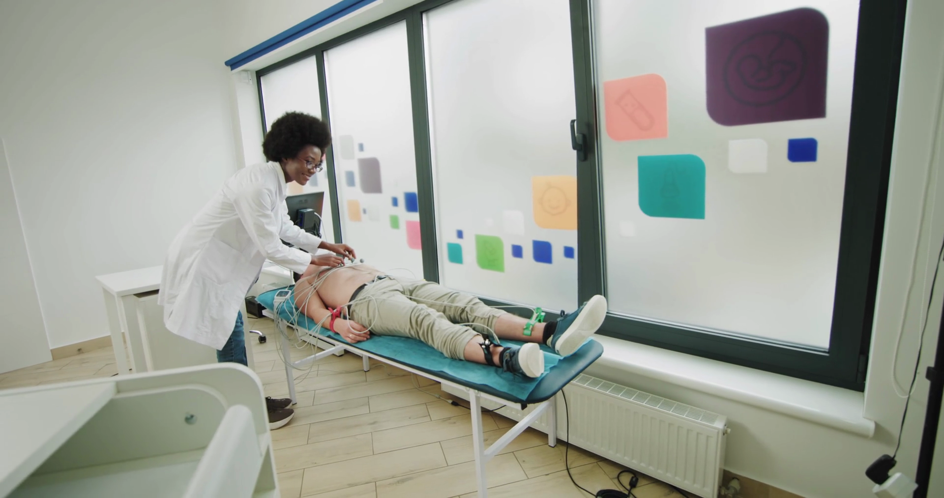 Doctor Cardiologist Preparing To Cardiogram Stock Footage SBV-348528419 ...