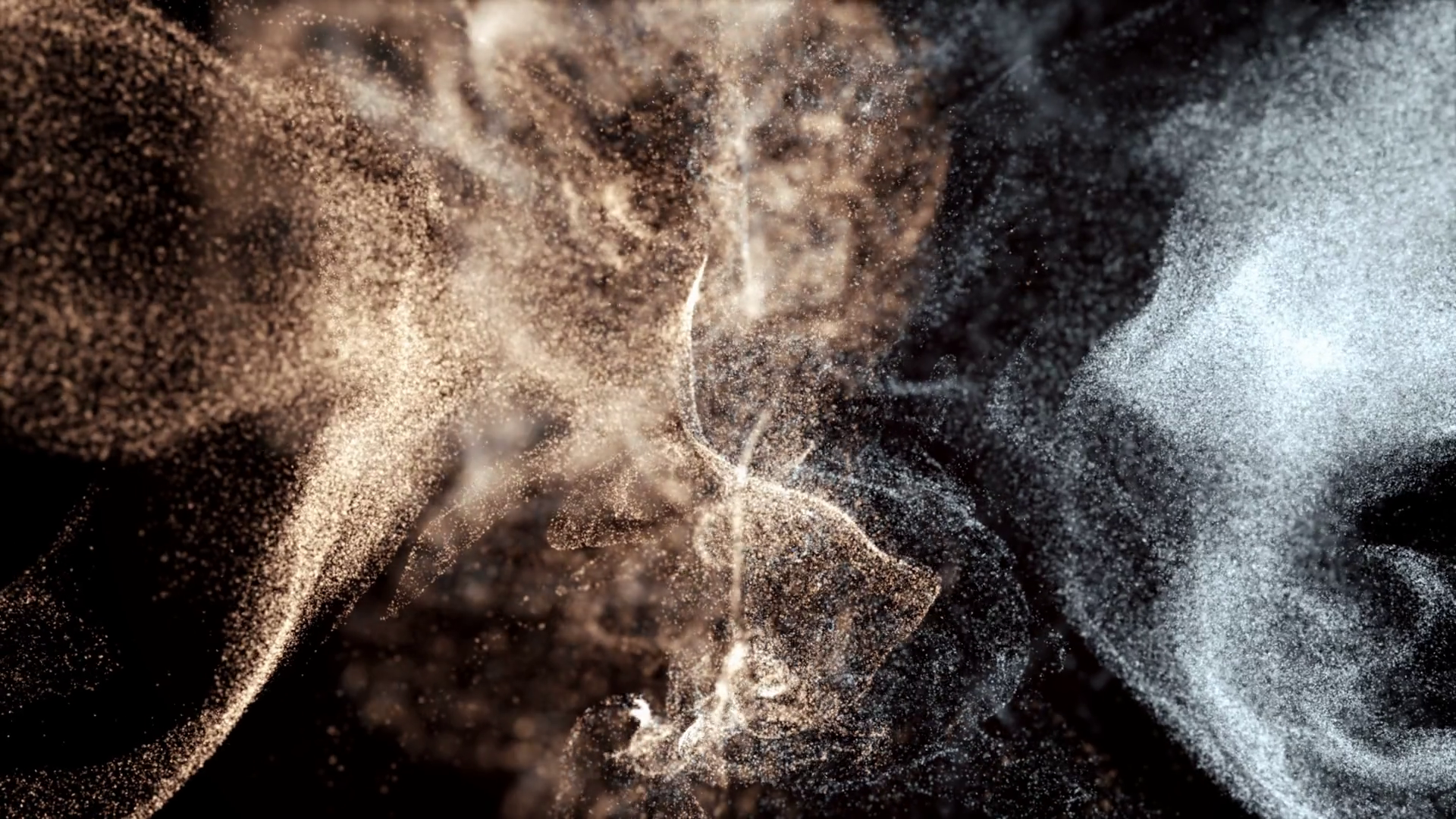 Dynamic Dust Particles Collide In Stunning 4k Stock Footage SBV ...