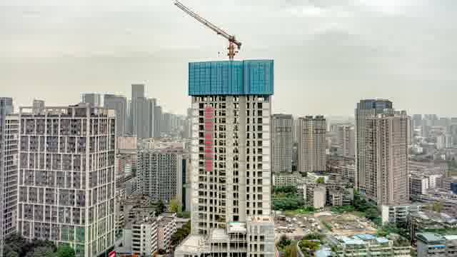China State Construction Engineering Corporation Stock Footage: Royalty ...