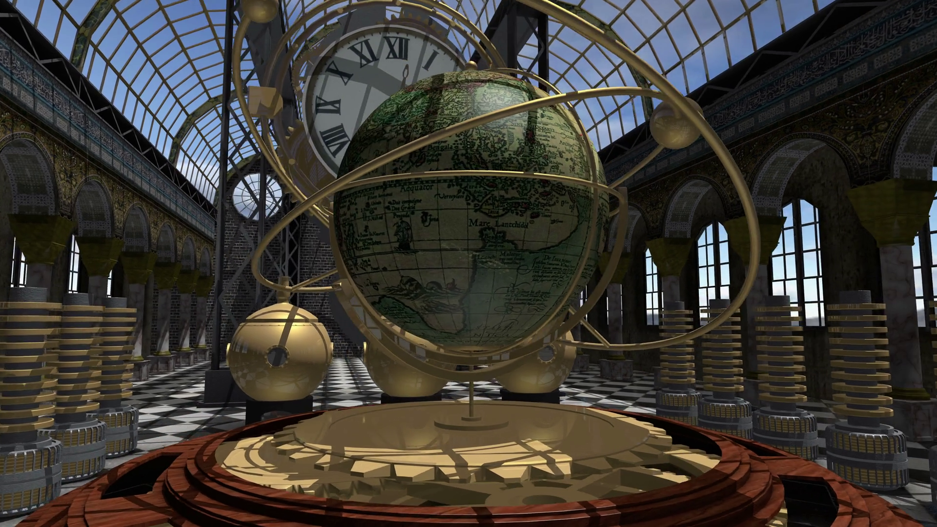 Animation Of Time Machine In Steam Punk Stock Motion Graphics SBV ...
