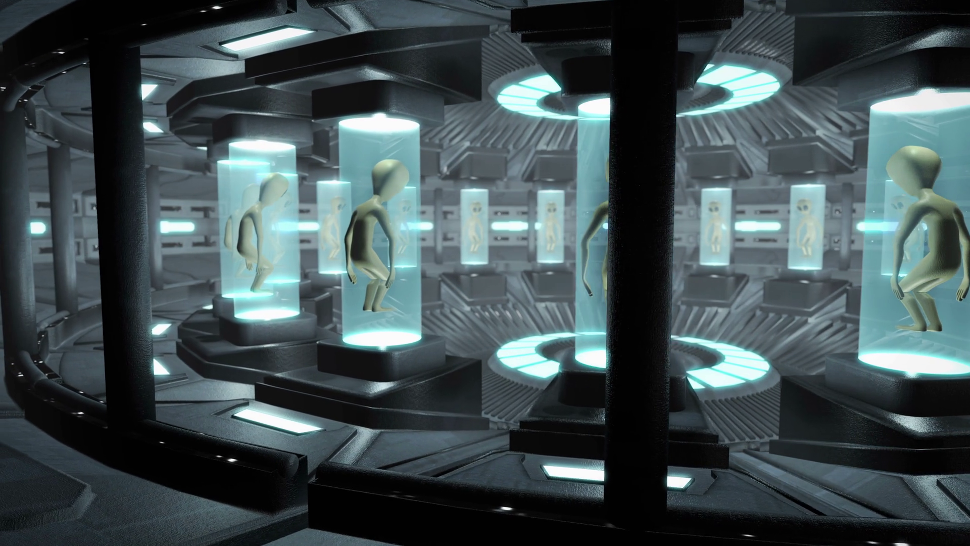 Animation Of Interior Of Ufo With Aliens Stock Motion Graphics SBV ...