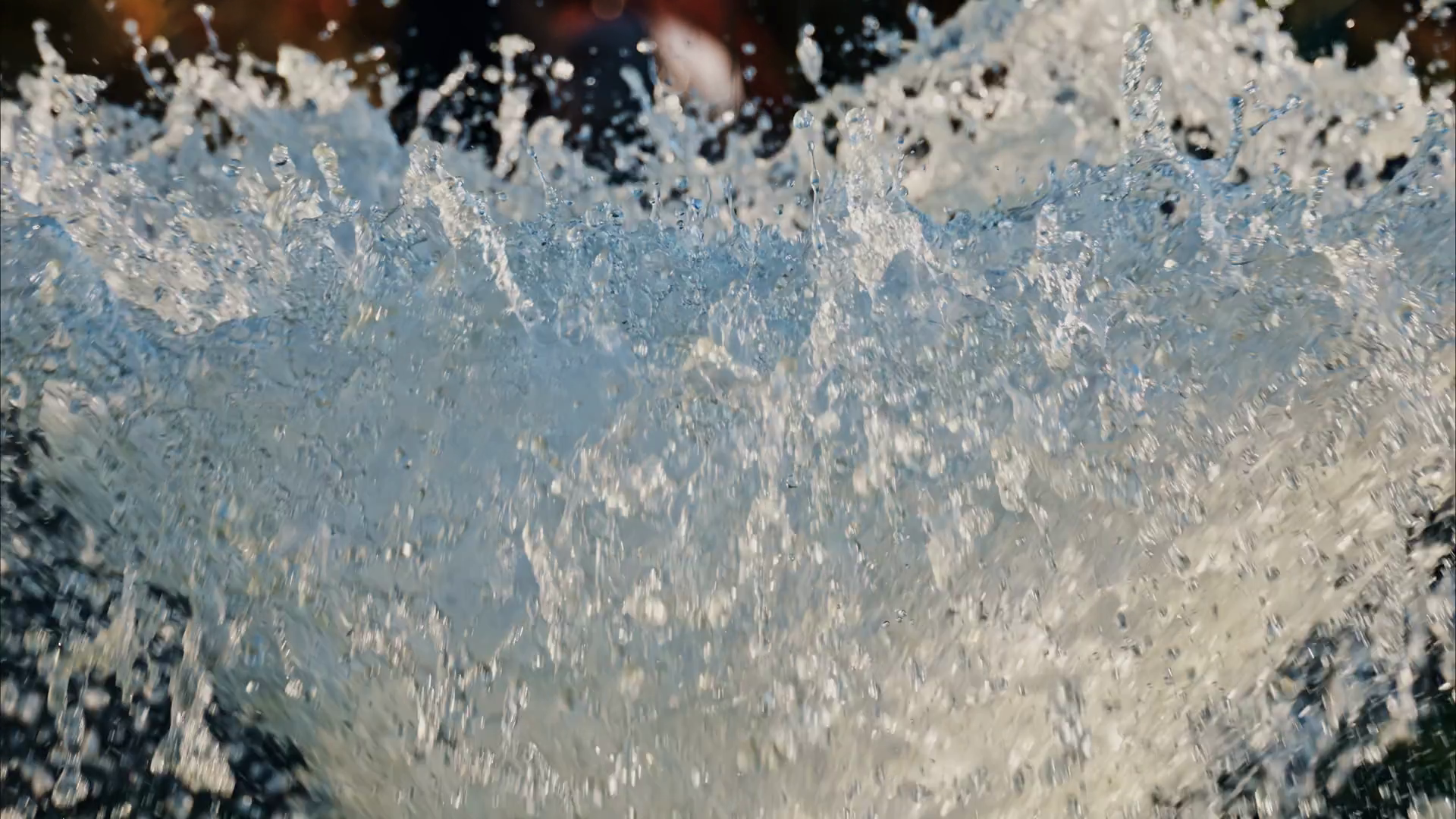 Close Up Of Water Splashing In Water Fountain Stock Footage SBV ...